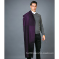 100% Men′s Wool Scarf in Solid Color Jacquare Wool Scarf